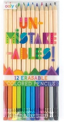 Ooly UnMistakeAbles Erasable Colored Pencils