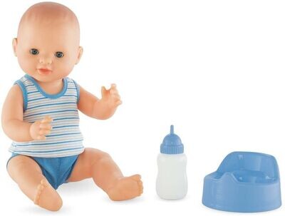 Corolle 14" Paul Drink and Wet Bath Baby