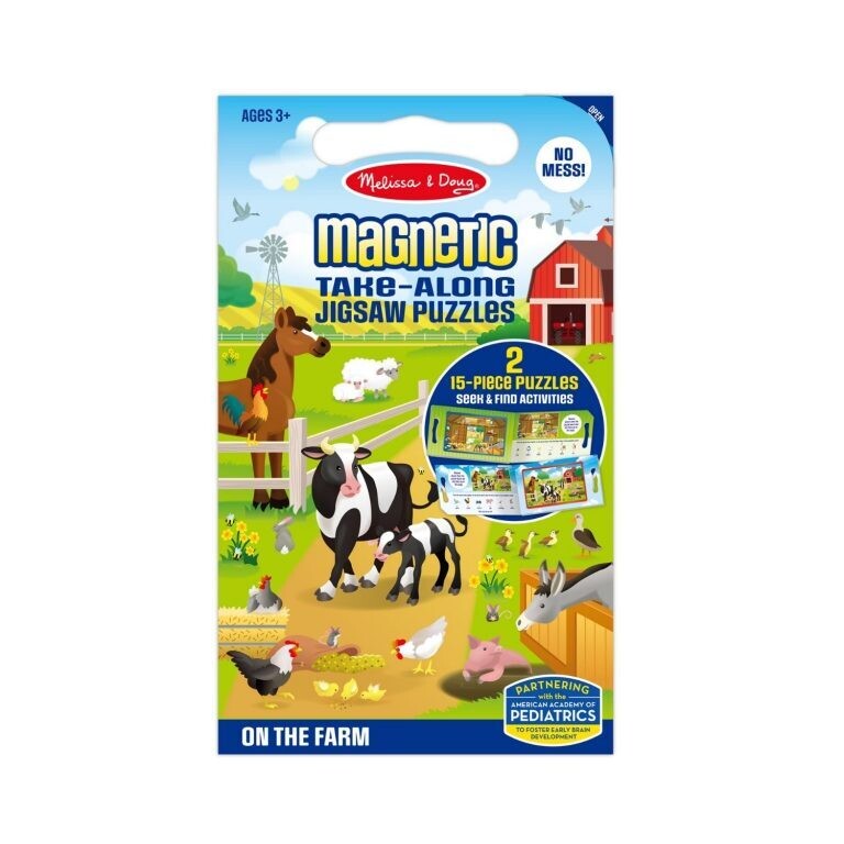 MD 32832 Magnetic Take Along Jigsaw Puzzles On the Farm