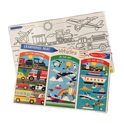 MD 5046 Learning Mat Vehicles