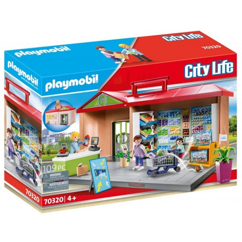 Playmobil 70320 Take Along Grocery Store