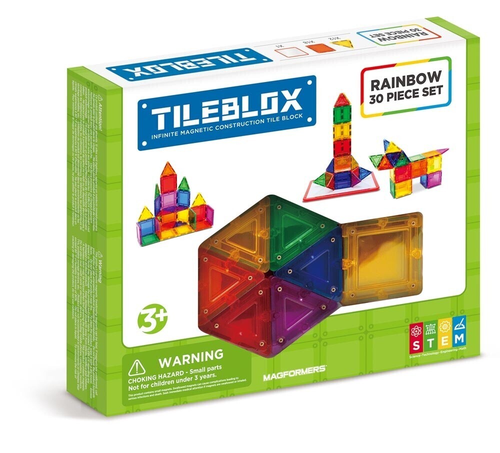 Tileblox 30 pc Rainbow