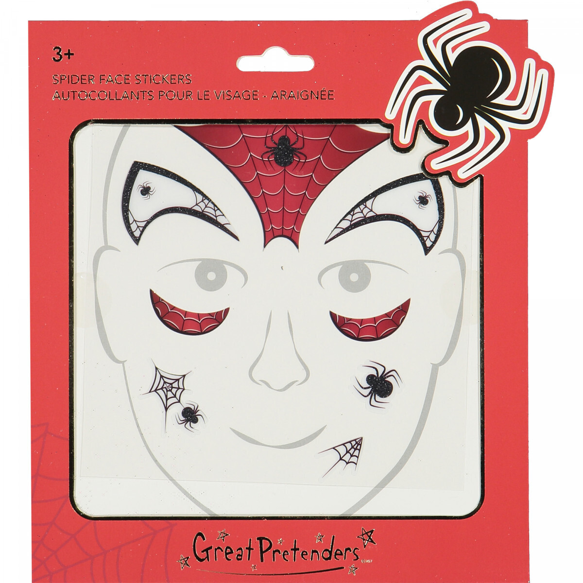 GP Spider Face Stickers