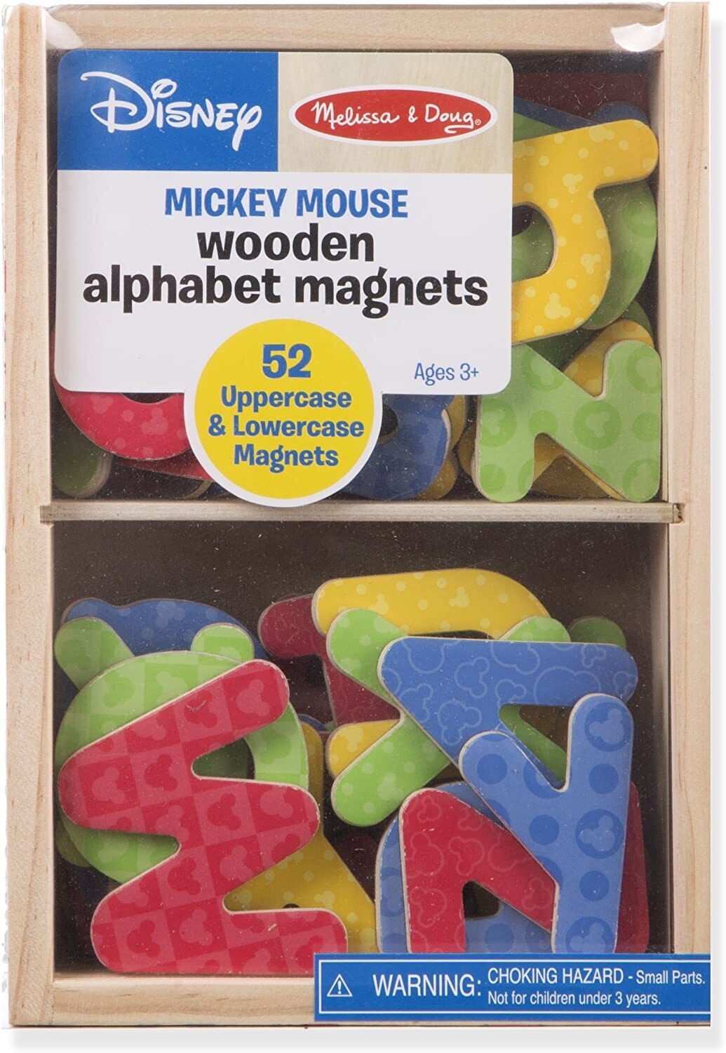 Mickey & Friends Wooden Alphabet Magnets