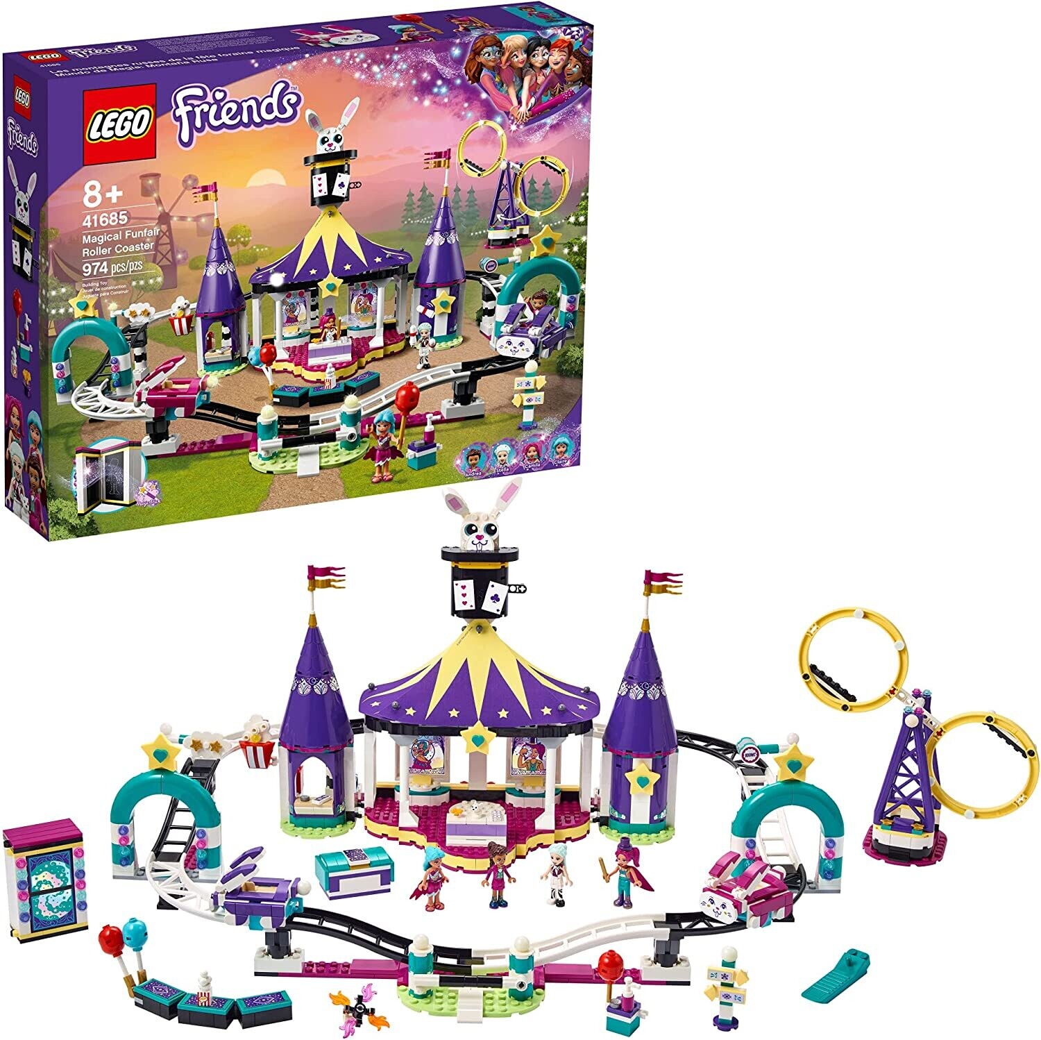 LEGO 41685 Magical Funfair Roller Coaster