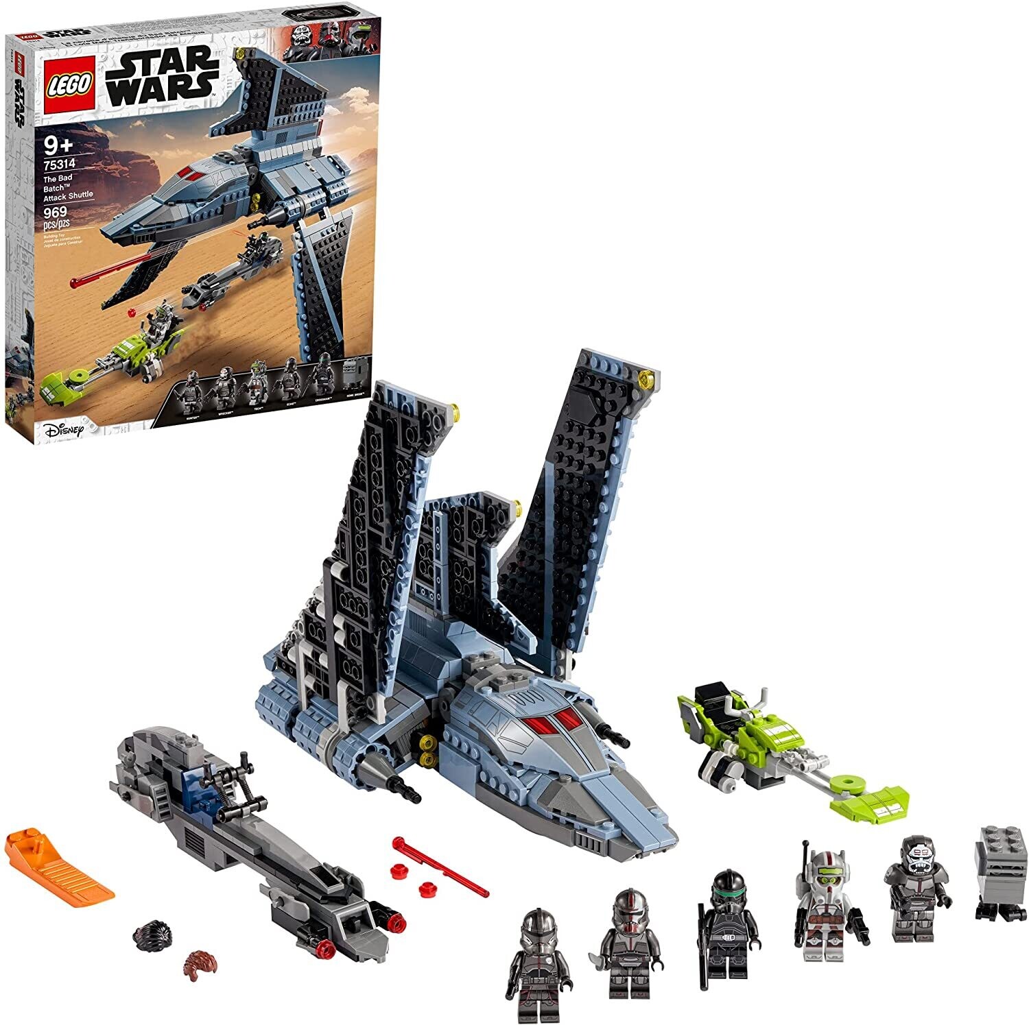 LEGO 75314 The Bad Batch Attack Shuttle