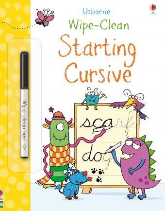 Usborne Wipe-Clean Starting Cursive
