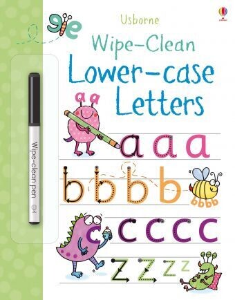 Usborne Wipe-Clean Lower Case Letters