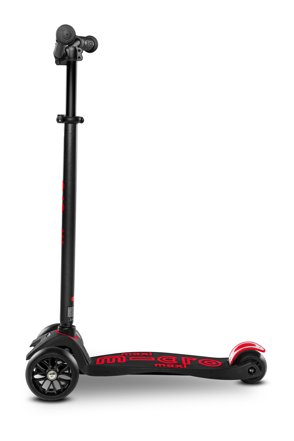 Micro Kickboard Maxi Deluxe Pro Black/Red Scooter