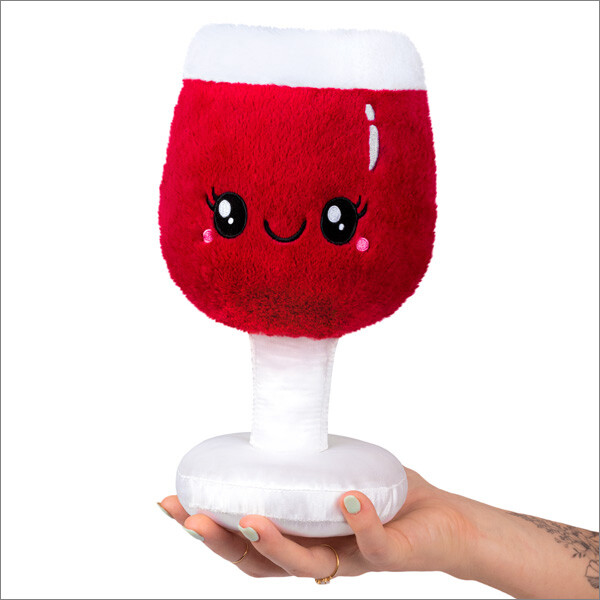 Squishable Mini Boozy Buds Red Wine Glass