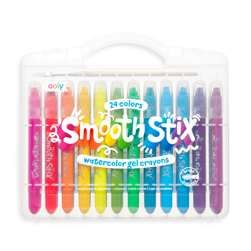 Ooly Smoothstix Watercolor Gel Crayons 25 Piece Set