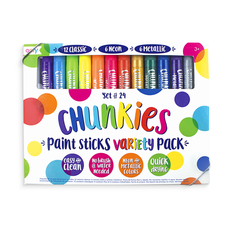 Ooly Chunkies Paint Sticks Variety Pack