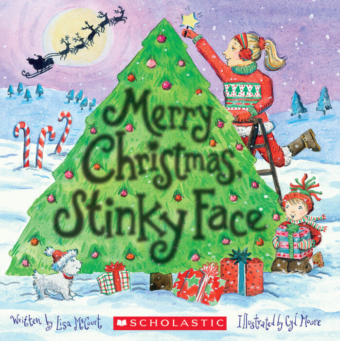 Scholastic Merry Christmas Sticky Face Board Book