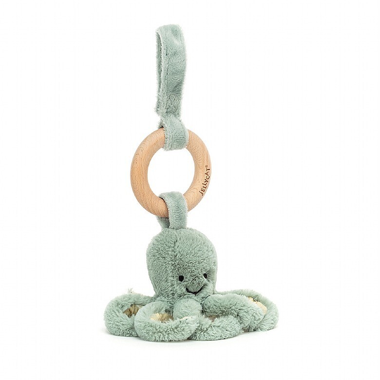 JC Odyssey Octopus Wood Ring Toy