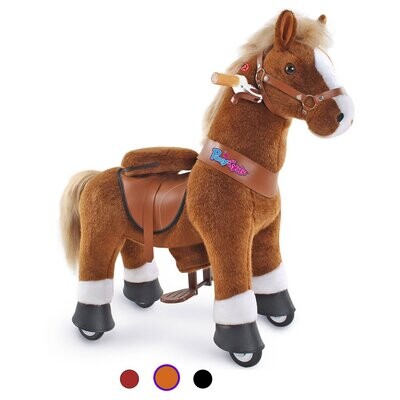 PonyCycle Ride-On Chocolate Brown Horse Model U 