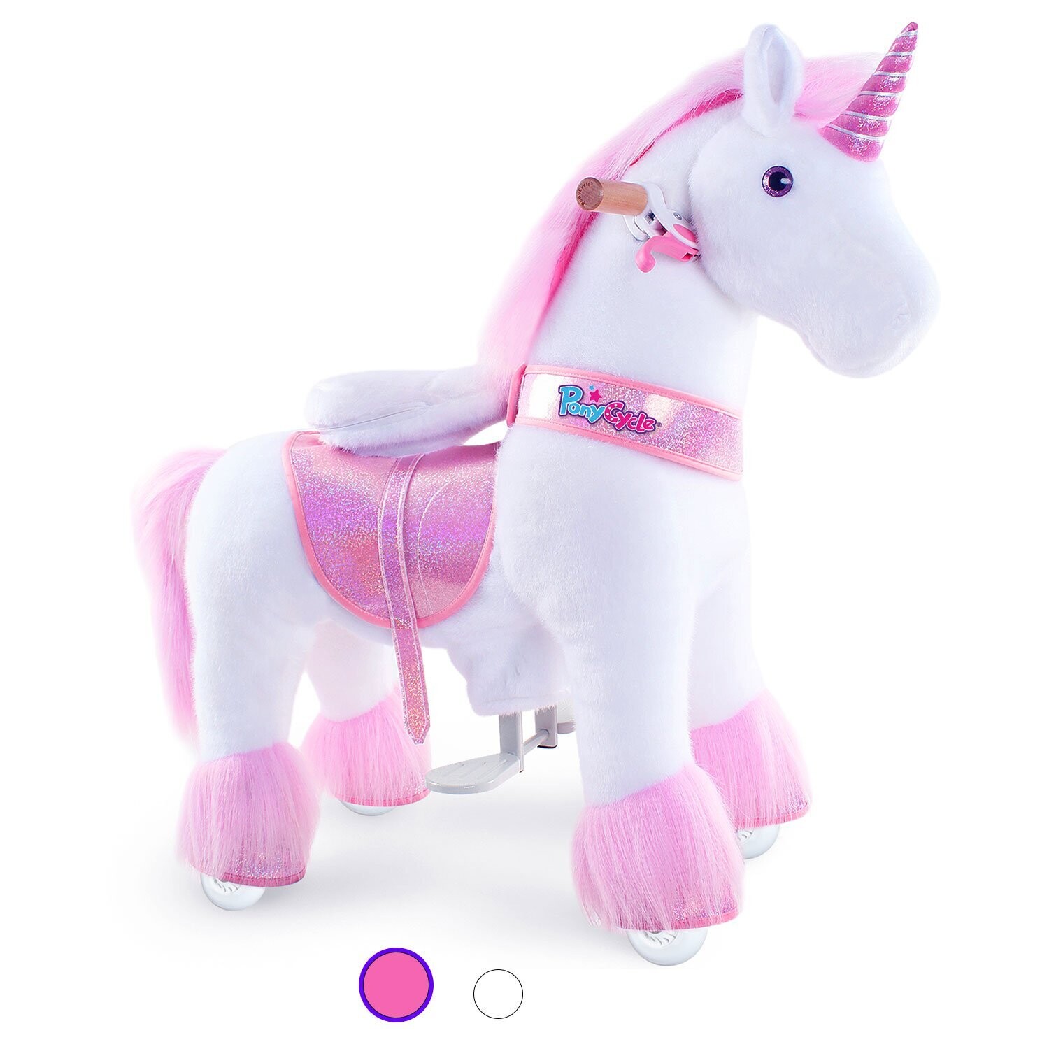 PonyCycle Ride-On Pink Unicorn Model U