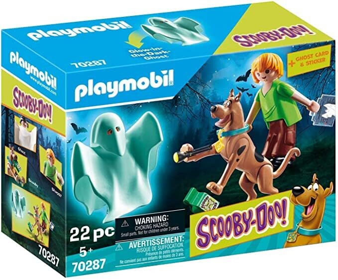 Playmobil 70287 Scooby Doo Scooby and Shaggy with Ghost