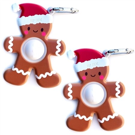 OMG Mega Pop Keychain Gingerbread Man