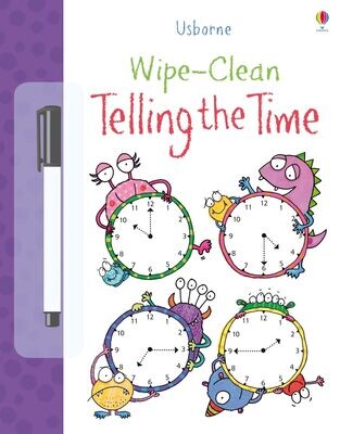 Usborne Wipe Clean Telling Time