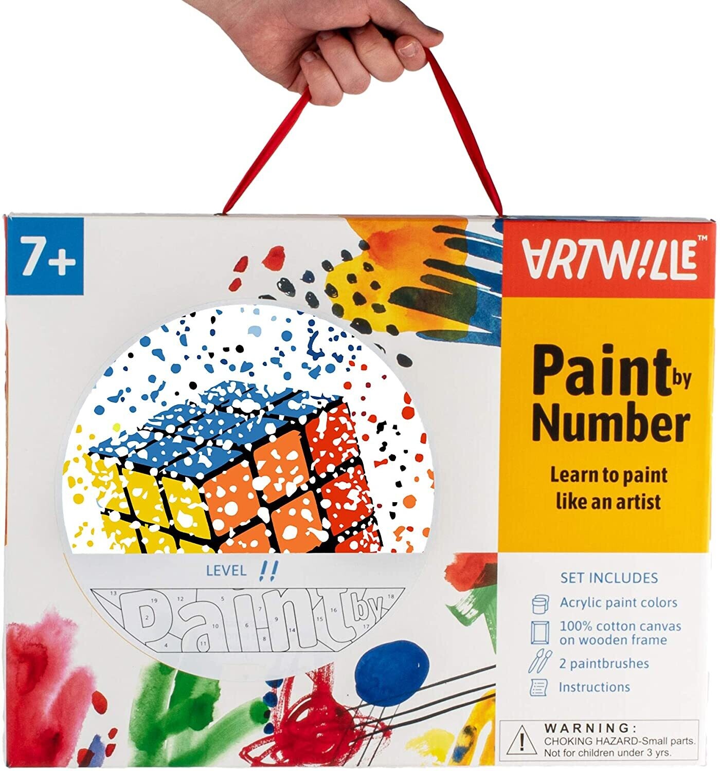 Artwille DIY Paint by Numbers Rubik's