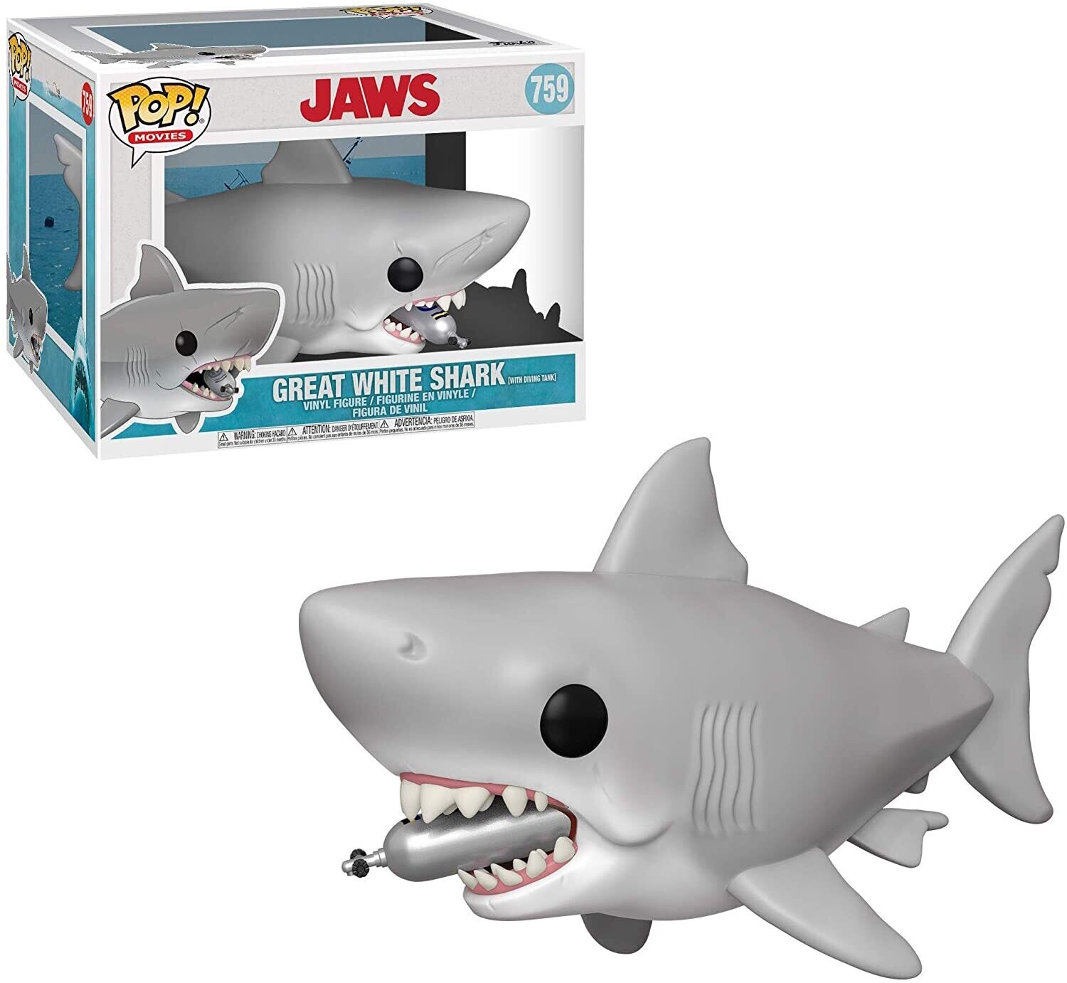 Funko Pop Vinyl 6&quot; Jaws Shark with Tank
