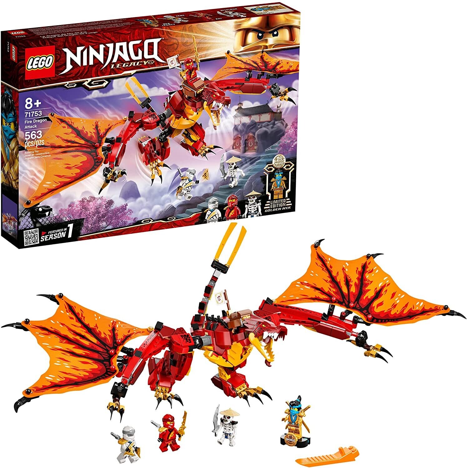 Lego 71753 Ninjago Fire Dragon Attack