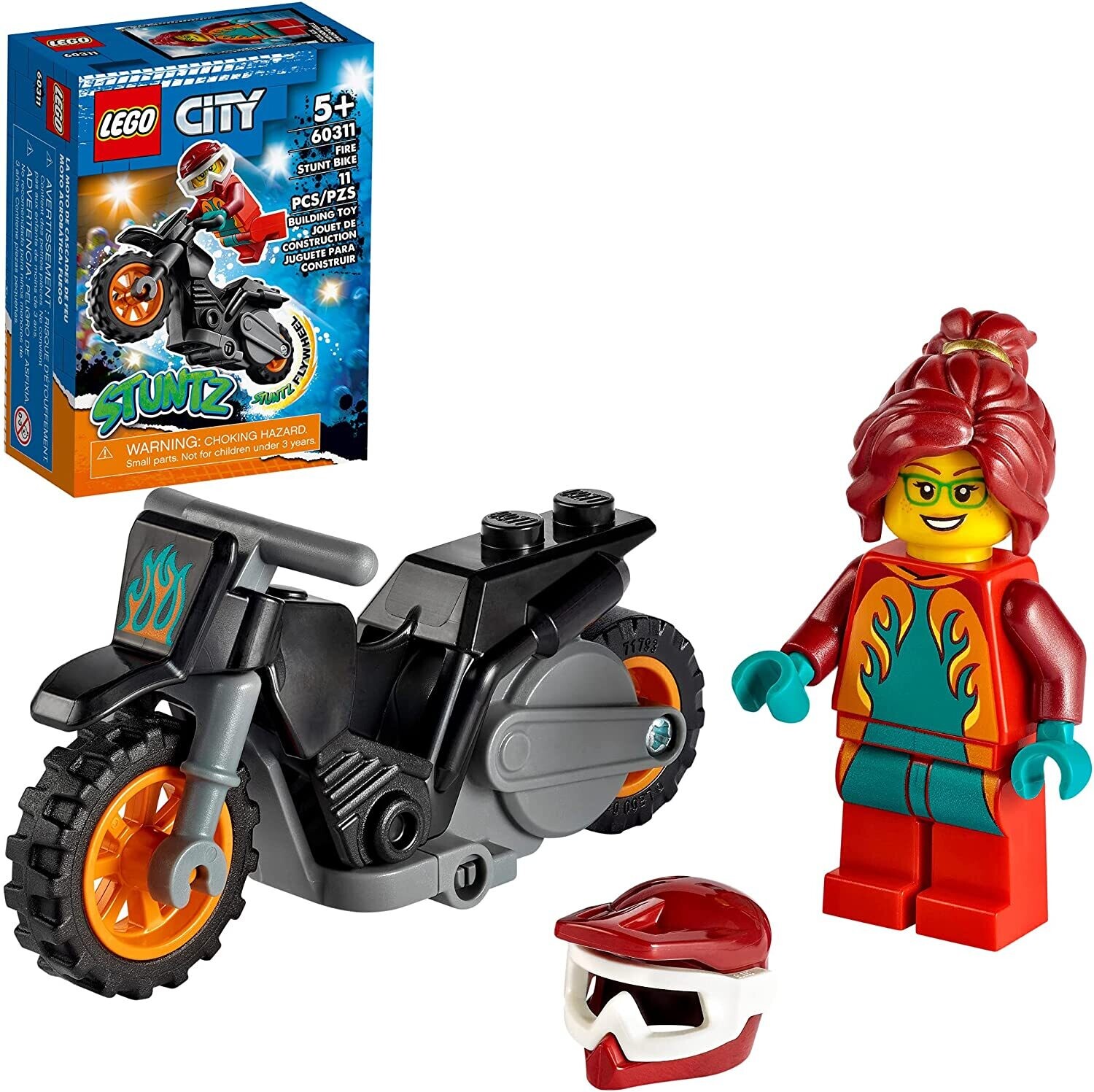 Lego 60311 City Stuntz Fire Stunt Bike