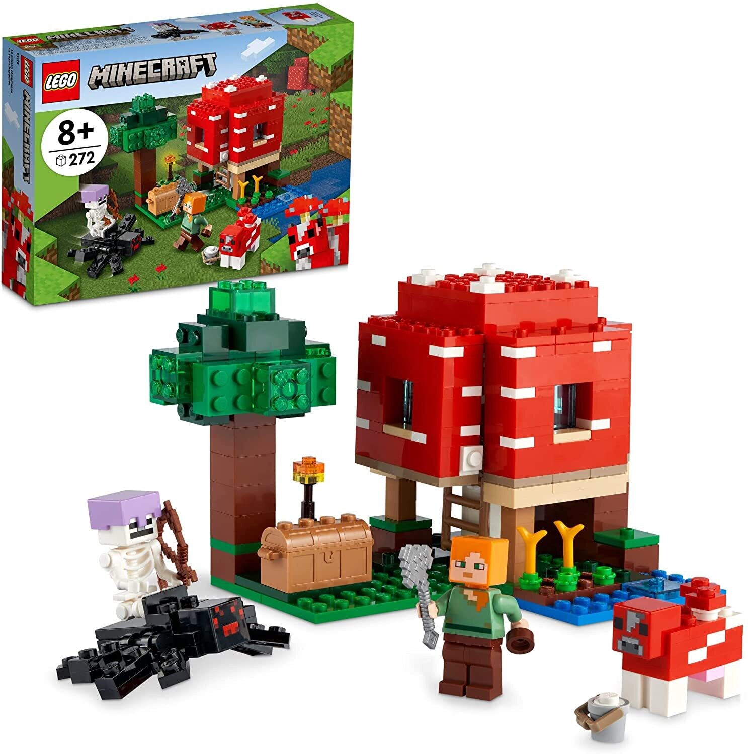 Lego 21179 Minecraft The Mushroom House