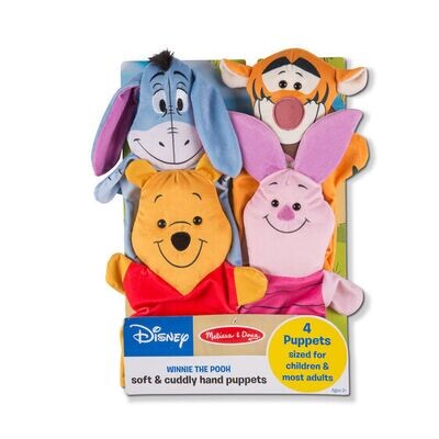 MD 7552 Winnie the Pooh Soft and Cuddly Hand Puppets