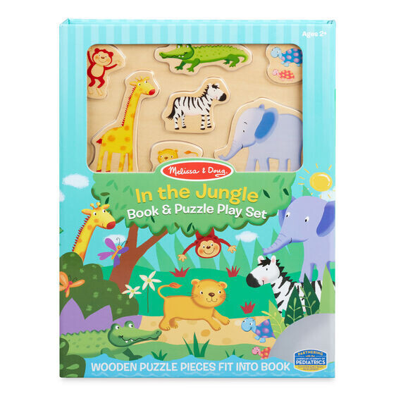 MD Book and Puzzle Play Set: In the Jungle