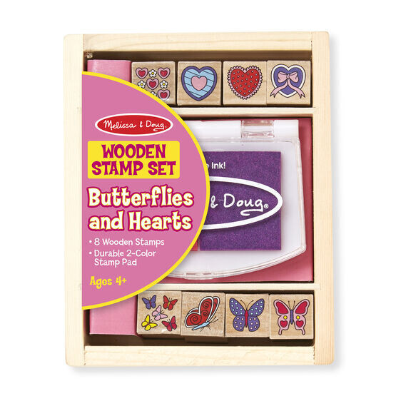 MD Butterfly and Hearts Stamp Set
