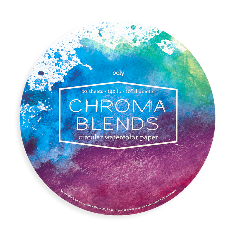 Chroma Blends Circular Watercolor Paper Pad 10"