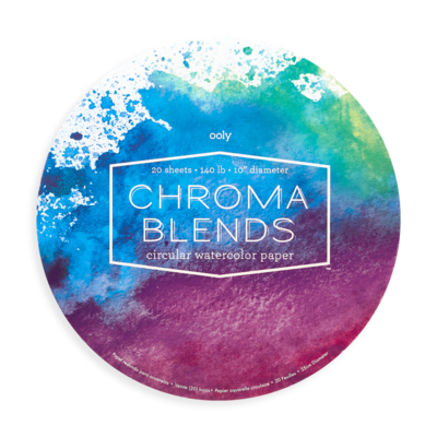 Chroma Blends Circular Watercolor Paper Pad 10"