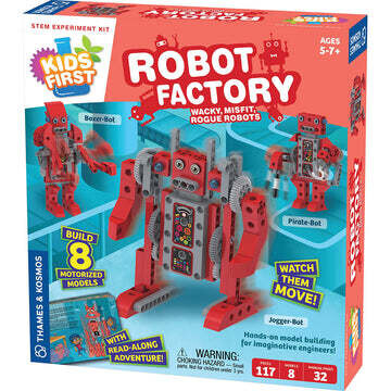 Kids First Robot Factory Wacky Misfit Rouge Robots