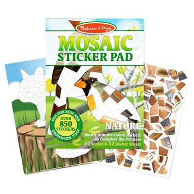 MD 30162 Mosaic Sticker Pad Nature