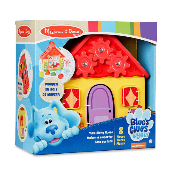 MD 33017 Blues Clues & You Wooden Take Along House