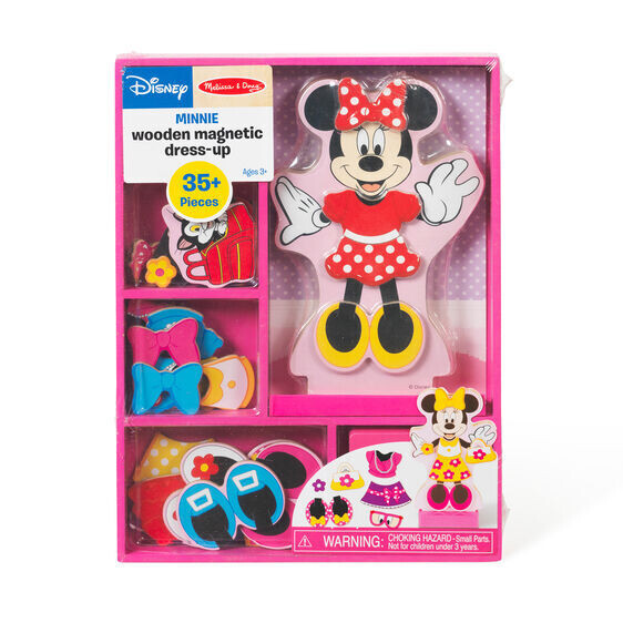 MD 5786 Minnie Wooden Magnetic Dress Up