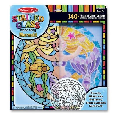 MD 9292 Stained Glass Mermaids