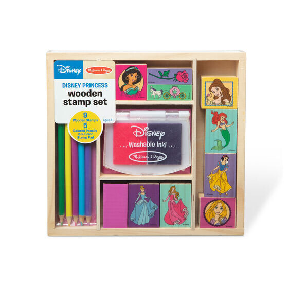 MD 7178 Disney Princess Wooden Stamp Set