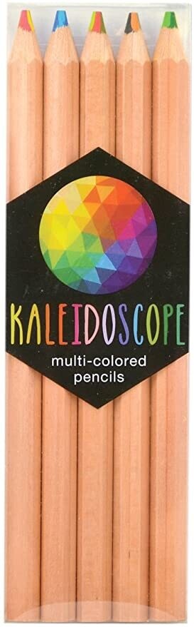 Ooly Kaleidoscope Multi-Colored Pencils Set of 6
