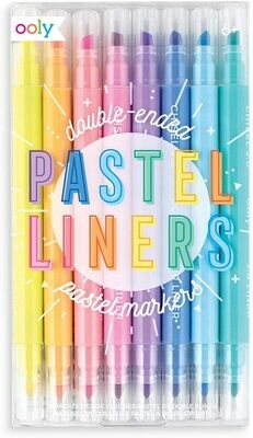 Ooly Pastel Liners Markers Set of 8