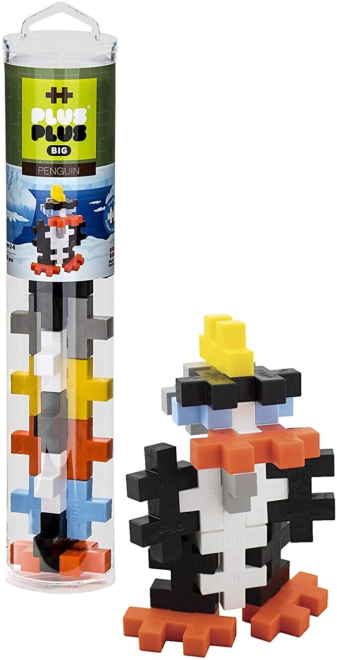 Plus Plus Big 15 Piece Tube Penguin