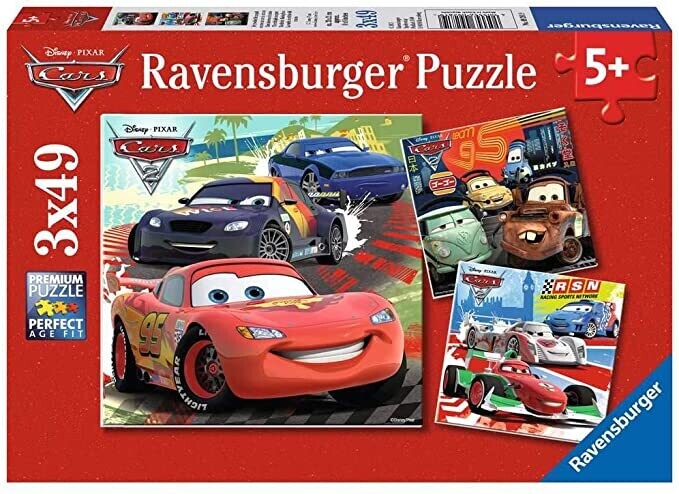 Ravensburger 09281 Cars Worldwide Racing Fun Puzzle