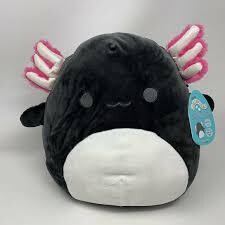 Squishmallow Jaelyn 12" Exclusive Black with Pink Ears Axolotl