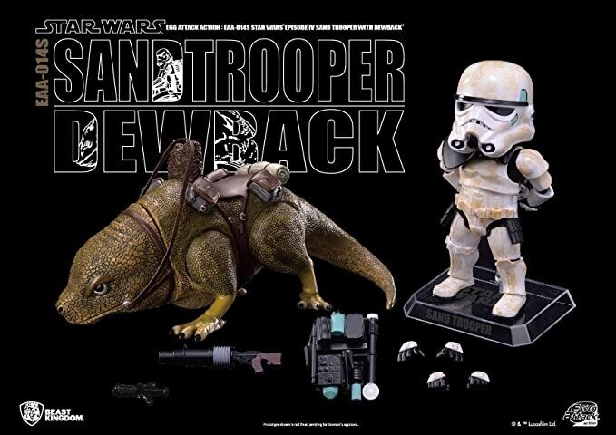 Egg Attack Action EAA-014S Dewback with Sandtrooper Star Wars