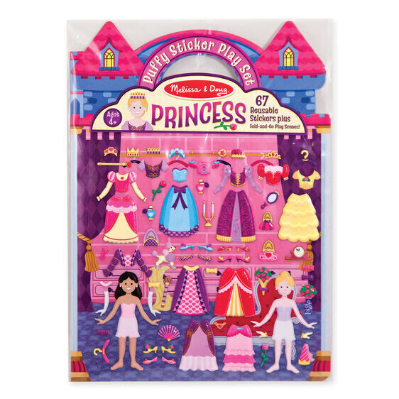 MD 9100 Puffy Sticker Play Set Princess