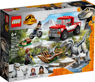Lego 76946 Jurassic World Blue and Beta Velociraptor Capture