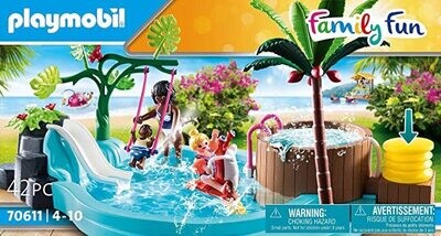 Playmobil 70611 Children's Pool with Slide