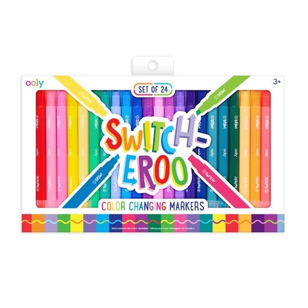 Ooly Switch-eroo! Color Changing Markers Set of 24