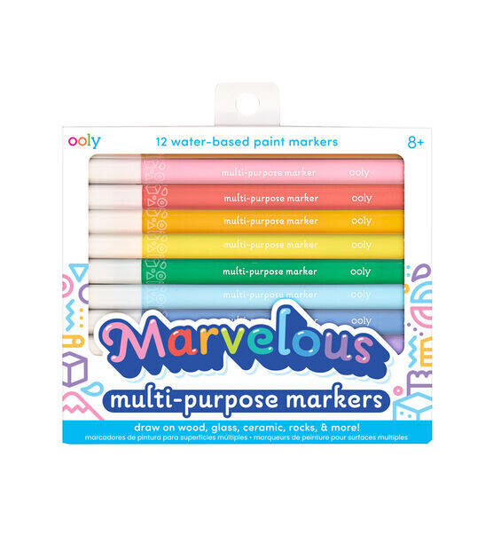 Ooly Marvelous Multi Purpose Paint Marker Set of 12